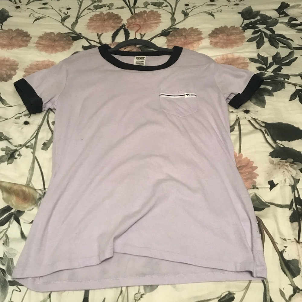 PINK classic tee w/ pocket